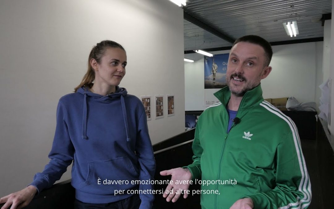 Sette giovani artisti alla scoperta della Lavanderia a Vapore
